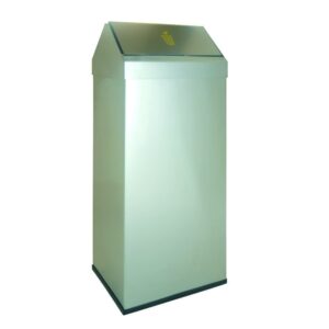 Papeleira de Inox com topo basculante