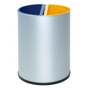 Papeleira metálica para reciclagem