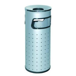 Cinzeiro - Papeleira metálica com perfurações