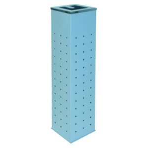 Cinzeiro metálico com topo cromado