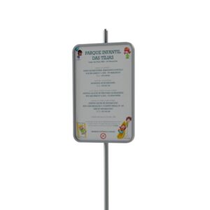 PAINEL INFORMATIVO 62X92CM ALUMINIO REFLECT.